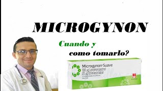 MICROGYNON PARA QUE SIRVE  MICROGYNON COMO Y CUANDO TOMARLO [upl. by Oiracam179]