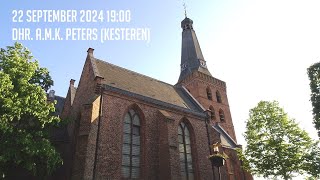 22092024  Avonddienst 1900  Oude Kerk  dhr AMK Peters Kesteren [upl. by Northrup]