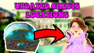 UPDATED Beach Realm ALL Chests Locations  Royale High Chests Locations [upl. by Einahpts442]