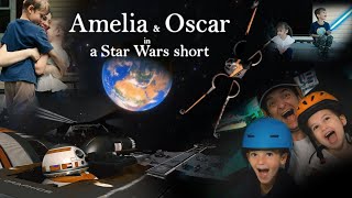 Amelia and Oscar in a Star Wars short film [upl. by Averill]