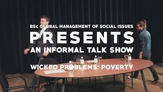 Talk show Poverty  BSc Global Management of Social Issues  Tilburg University [upl. by Stuart326]