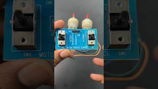 Dual Motor Control Board With Left Rightangle Rotate shorts dcmotor motor [upl. by Petit]