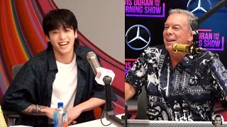 BTS Jungkook on Elvis Duran Morning Show Full interview Video [upl. by Elledoj]