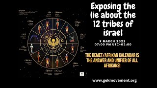 African Calendar  Twitter Spaces  Exposing the lie about the 12 tribes if israel [upl. by Tressa]