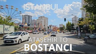 Istanbul 4K Drive from Ataşehir to Bostancı and Bağdat Avenue – Turkey 4K Drive Sightseeing Video [upl. by Nannek624]