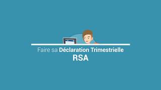 Comment faire sa Déclaration Trimestrielle RSA sur caffr  DTRSA [upl. by Anwahsiek475]