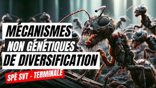 Les mécanismes non génétiques de diversification du vivant Spé SVT terminale Chapitre 5 [upl. by Nnarefinnej895]