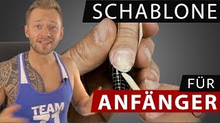 GelNägel  Schablonen Tutorial für Anfänger [upl. by Aivartal11]