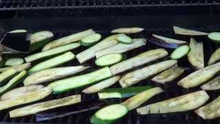 Low Carb Eggplant Zucchini with Romano Bean Salad [upl. by Annadal149]