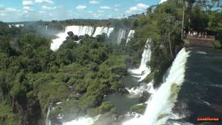 Argentina  Iguassu FallsUpper Trail 1  South America Part 11  Travel Video HD [upl. by Airamesor786]