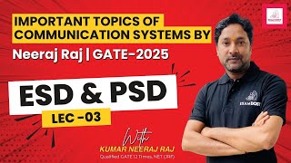 Lec03  ESD amp PSD  Trending Topics Of Communication Systems GATE 2025  Neeraj Raj [upl. by Durward]