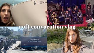 I GRADUATED FROM UOFT with honours😜  uoft convocation vlog [upl. by Eilegna]