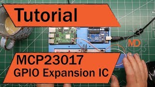 How to connect the MCP23017 GPIO Expander to an Arduino and Raspberry Pi [upl. by Gavini]