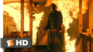 Halloween Kills 2021  Michael Myers vs Firefighters Scene 110  Movieclips [upl. by Knudson]