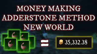 Boulders Make Absolute Bank New World Money Making with Adderstone [upl. by Lowis549]