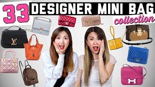 ENTIRE DESIGNER MINI HANDBAG COLLECTION 33 LUXURY BAGS 😱  Collab with LVLoverCC [upl. by Weigle]