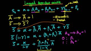 Lagged dependent variable ARMA [upl. by Kcinomod]