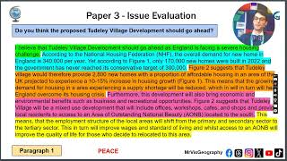 AQA Geography GCSE Paper 3  Prerelease 2024 9 Marker  Level 2 Model Answer [upl. by Brandi]