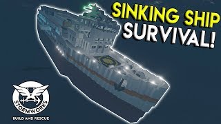 SINKING SHIP SURVIVAL CHALLENGE  Stormworks Build and Rescue Update Gameplay [upl. by Blader]