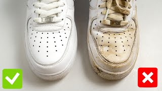 HOW TO GET CREASES OUT OF AIR FORCE 1S [upl. by Tereve97]