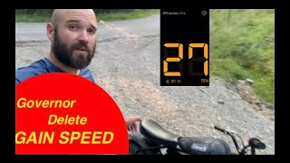 Coleman Mini Bike Governor Delete Easy and Throttle MOD without using a Zip Tie [upl. by Selby]