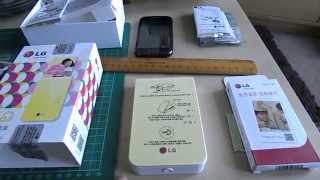 LG pocket photo PD239  Review and walkthrough [upl. by Audres]