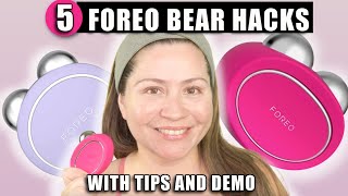 5 FOREO BEAR HACKS  TIPS WITH DEMONSTRATION [upl. by Drucilla]