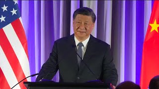 President Xi comments on USChina relations [upl. by Kitchen595]