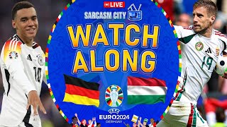 GERMANY 20 HUNGARY LIVE Stream Watchalong  EURO 2024  GROUP A [upl. by Akierdna]