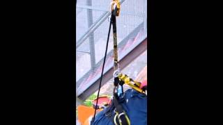 Petzl ASAP amp Absorbica Testing 30012012 AID Rope Access [upl. by Neeliak]