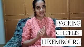 CheckList Packing List While Coming to Luxembourg 🇱🇺  എന്തൊക്കെ കൊണ്ടുവരണം  Luxembourg Malayalam [upl. by Nanek74]