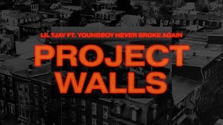 Lil Tjay  Project Walls feat NBA YoungBoy Official Lyric Video [upl. by Lamak]