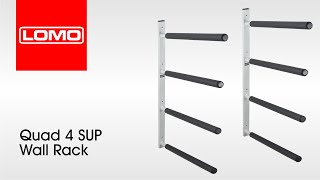 Lomo Quad 4 SUP Wall Rack [upl. by Soinski]