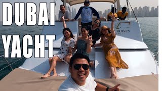 EXCLUSIVE YACHT CRUISE AT DUBAI MARINA [upl. by Neyud750]