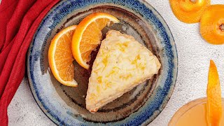 Glazed Orange Scones  Panera Bread Copycat Recipe [upl. by Berlyn]