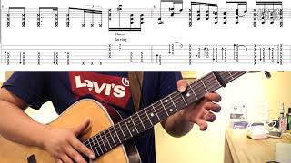 You and Me君と僕  Yuki Matsui松井佑贵 Guitar Tutorial With Tab Detail Ver 2 Part 1 [upl. by Iidnarb]