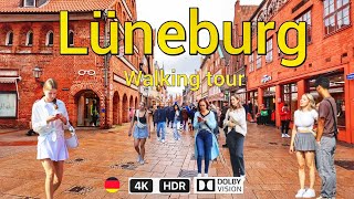 lüneburg a beautiful city in Germany walking tour 4k HDR [upl. by Zebedee]