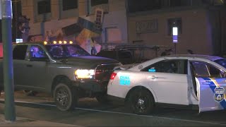 2 Philadelphia police officers shot in Holmesburg suspect also shot [upl. by Nepil]