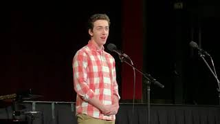 Sam Gusick  “The Lamest Place in the World” from “13”  Staples High School Cabaret 2019 [upl. by Aimerej]