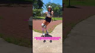 Dica de patinação como fazer curvas  rollerskating patins traxart patinadores [upl. by Jennette]