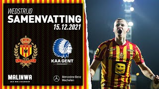 KV Mechelen  AA Gent speeldag 19 [upl. by Akirrehs593]