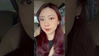 garnier hair color plum red x cranberry red 🩵 garnierhaircolor haircare haircolor hairstyle [upl. by Caryl]