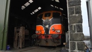 GM Loco No 146 startup  Downpatrick  6th May 2013 [upl. by Kenric]