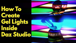 Daz Studio Lighting Tutorial  Gel Lights [upl. by Drandell]