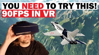 This FLIGHT SIM is AMAZING IN VR 90FPS is EASY  STUNNING GRAPHICS amp NO STUTTERS [upl. by Airdnahs99]