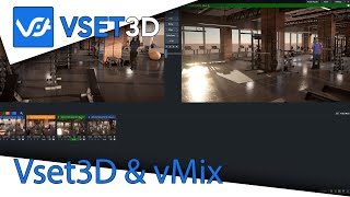 📺 Vset3D Virtual Studio and vMix [upl. by Maurilia565]