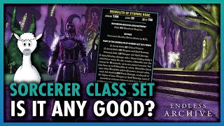 ⚡NEW Sorcerer Class Set Monolith of Storms⚡Review and Feedback  Update 40 Endless Archive  ESO [upl. by Pippo118]