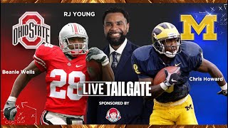 Ohio State at Michigan Live Tailgate with Beanie Wells Chris Howard amp RJ Young  CFB on FOX [upl. by Anoiek564]