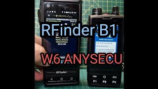 Rfinder B1 amp W6 Anysecu [upl. by Beulah]