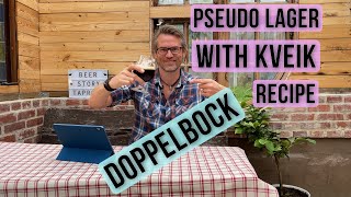 How to brew a great pseudo Doppelbock with Kveik Lutra  Brewing a pseudo lager  Grain to Glass [upl. by Uriia]